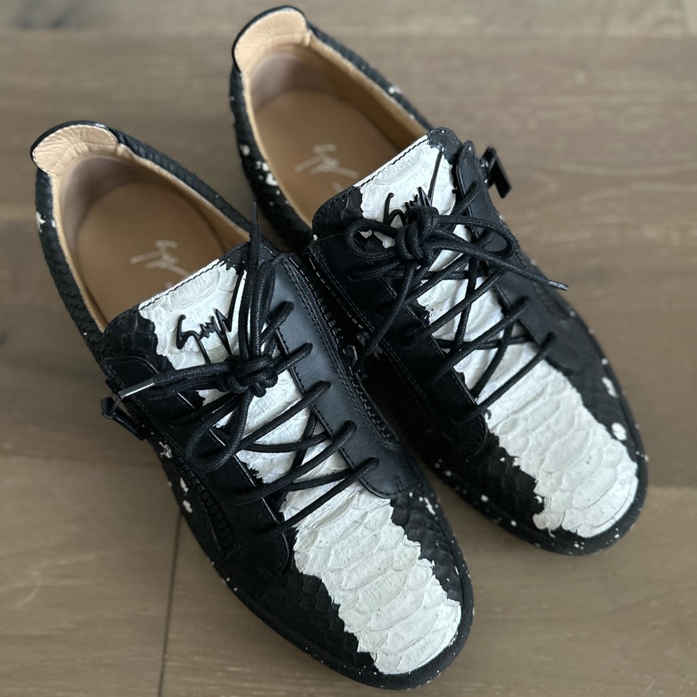 Giuseppe Zanotti Paint Splatter Sneakers